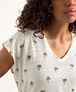 Hartford Leinen Shirt Palmen