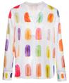 Herzen's Angelegenheit Seidenbluse Ice Cream Print