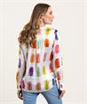 Herzen's Angelegenheit Seidenbluse Ice Cream Print