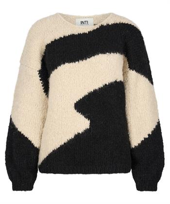 Inti Alpaka-Pullover mit Wirbeldruck Sonia