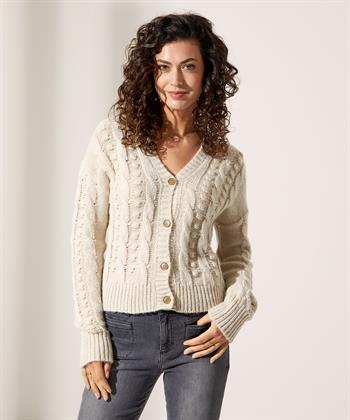 Jane Lushka Strickjacke Zopfmuster Julie