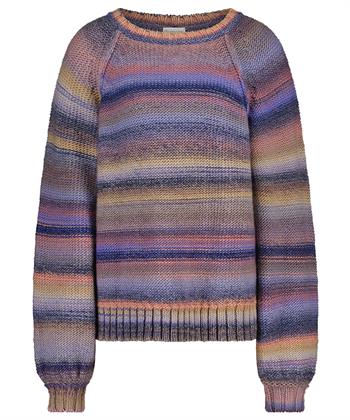 Jane Lushka übergroßer Pullover gestreift Wollmischung