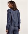 Japan TKY Blazer Leinenmischung aus Denim Yua
