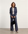 Japan TKY Blazer Leinenmischung aus Denim Yua