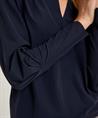Japan TKY Bluse Travelstoff mit Puffärmel Cyara
