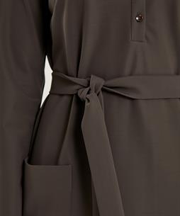 Japan TKY Kleid aus schwerem Travelstoff mit Gürtel Maky