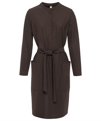 Japan TKY Kleid aus schwerem Travelstoff mit Gürtel Maky