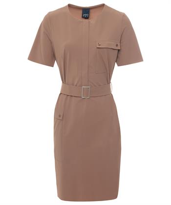 Japan TKY Kleid mit Gürtel Reisestoff Seina