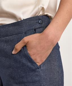 Japan TKY Leinenmischung Denim-Hose Rawy