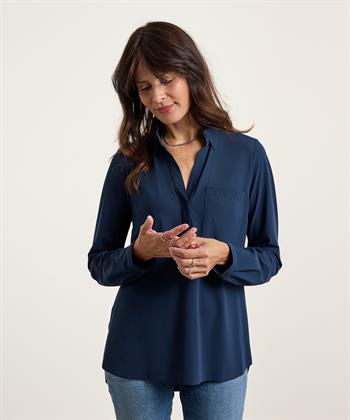Japan TKY Tunika-Bluse Travelstoff Kaemi