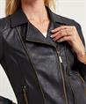 Joseph Ribkoff Bikerjacke aus veganem Leder