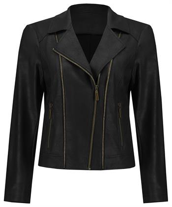 Joseph Ribkoff Bikerjacke aus veganem Leder