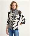 Joseph Ribkoff Blazer Voile mit Blumenstickerei