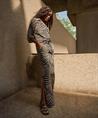 Joseph Ribkoff Hose mit geteiltem Blattdruck