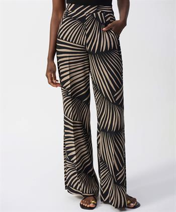 Joseph Ribkoff Hose mit geteiltem Blattdruck