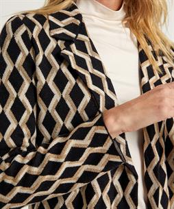 Joseph Ribkoff Jacquard-Blazer Lurex Retro