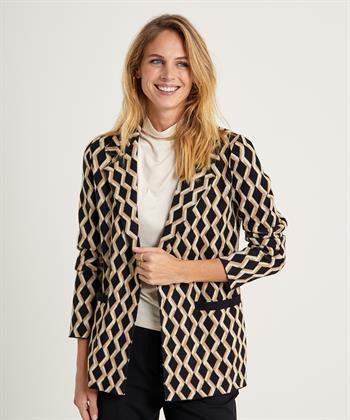 Joseph Ribkoff Jacquard-Blazer Lurex Retro