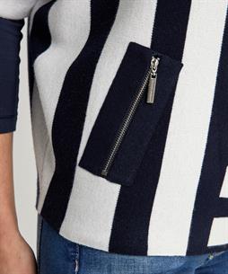 Joseph Ribkoff Jacquard-Pullover gestreift