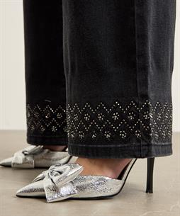 Joseph Ribkoff Jeans weitem Bein Strassstein