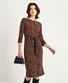 Joseph Ribkoff Kleid mit Panther-Print und Schleifen-Detail