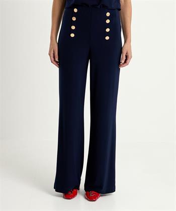 Joseph Ribkoff Palazzo-Hose mit Matrosenknöpfen