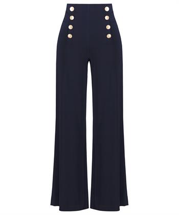Joseph Ribkoff Palazzo-Hose mit Matrosenknöpfen