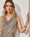 Joseph Ribkoff Top aus Lurex Wasserfall-Ausschnitt