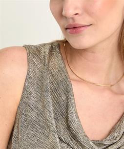 Joseph Ribkoff Top aus Lurex Wasserfall-Ausschnitt