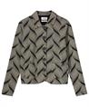 KYRA Blazer Strickjacke Grafik Jacquard Raven