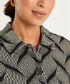 KYRA Blazer Strickjacke Grafik Jacquard Raven