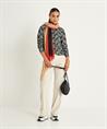 KYRA Blazer Strickjacke Grafik Jacquard Raven