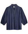 KYRA Bluse aus weichem Denim Lodee