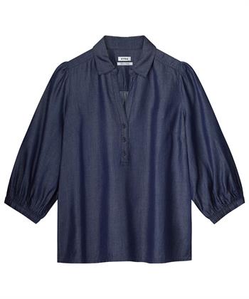 KYRA Bluse aus weichem Denim Lodee