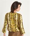 KYRA Bluse mit glänzendem Ikat Print Rosaria