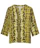 KYRA Bluse mit glänzendem Ikat Print Rosaria
