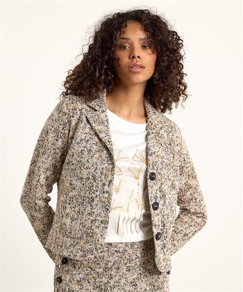 KYRA Bouclé-Blazer Jacke Lurex Tillie