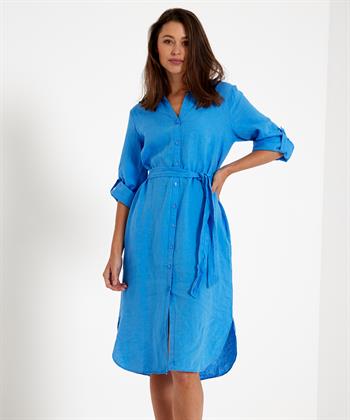 KYRA Durchsichtiges Leinenkleid Alondra