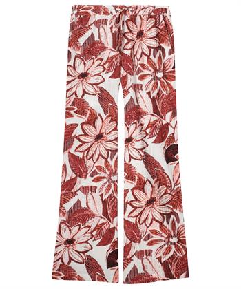 KYRA Hose rote Blume Linza