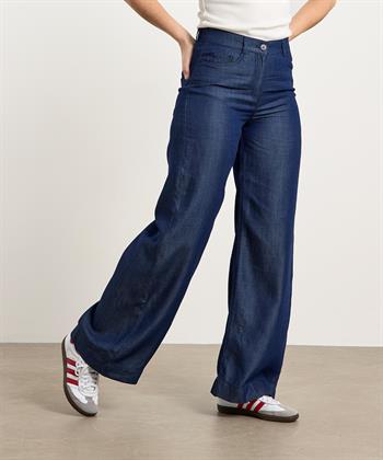 KYRA Hose weitem Bein aus weichem Denim Lucette