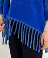 KYRA Jacquard-Poncho Farbverlauf