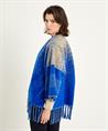 KYRA Jacquard-Poncho Farbverlauf