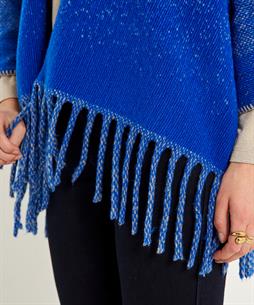 KYRA Jacquard-Poncho Farbverlauf
