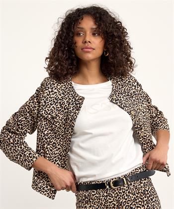 KYRA Jeansjacke Pantherprint Jacira