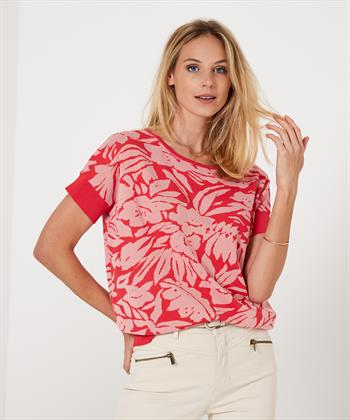KYRA Jersey Jacquard-Blume Halina