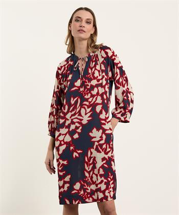 KYRA Kleid Ballonärmel Blumen Valentina