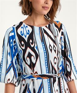 KYRA Kleid Ikat-Druck Streifen Ida