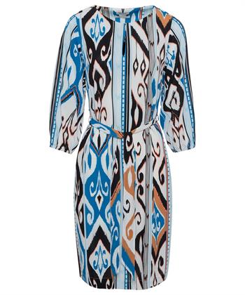 KYRA Kleid Ikat-Druck Streifen Ida