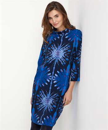 KYRA Kleid mit Rollkragen und Alloverdruck Janiek
