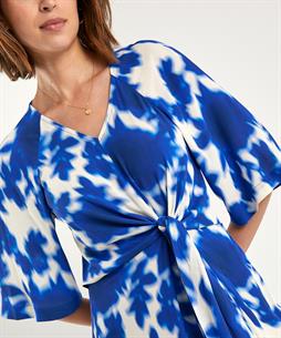 KYRA Kleid mit Schleife Blumendruck Kiki