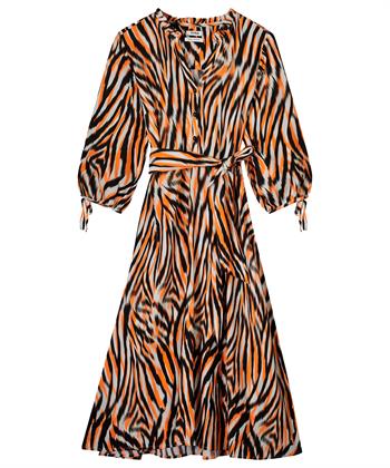 KYRA Kleid Tigerdruck Hette